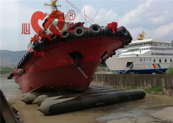 5-6layers Marine Rubber Airbag Ship Landing Cylindrical Type