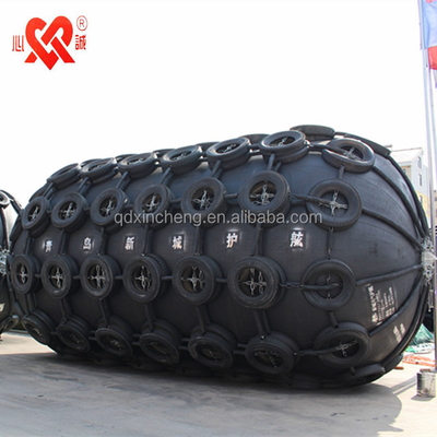 Tekanan Tinggi Hitam Inflatable Marine Bumpers Mudah Instalasi