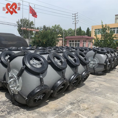 Solid EVA Foam Filled Fender / Pu Marine Boat Fender Density Fitur PVC Foam untuk pemasangan yang mudah