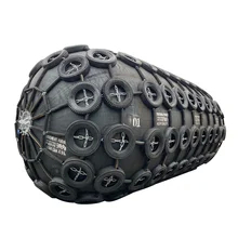 0.05-0.08Mpa Karet Yokohama Pneumatic Fender Dengan Hot Galvanized Flange
