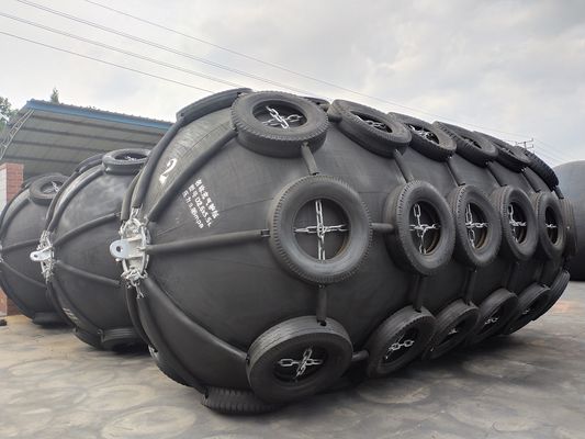 Flexible Pneumatic Rubber Fender untuk Diameter 0,5-4,5m dalam Berbagai Ukuran