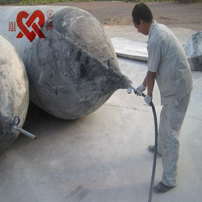 Tekanan Kapal Peluncuran Airbag 50-500mm Diameter 10-1000 Ton Kapasitas Berat Teknologi Single/Double Arm