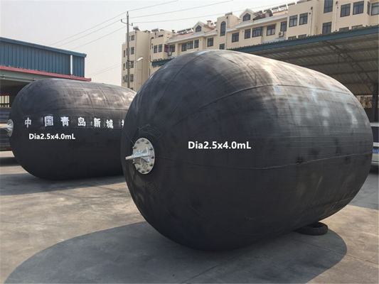 Karet Yokohama Pneumatic Fenders untuk Perlindungan Kapal Hot Galvanizing Flange Diameter 0,5-4,5m