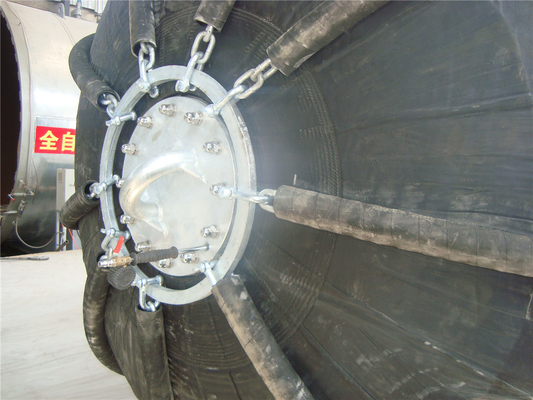 Garansi 2 Tahun Yokohama Pneumatic Fenders dengan bahan karet dan Hot Galvanizing Flange