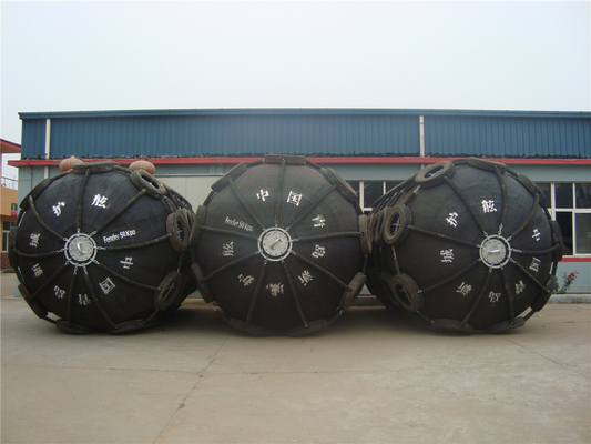 Garansi 2 Tahun Yokohama Pneumatic Fenders dengan bahan karet dan Hot Galvanizing Flange