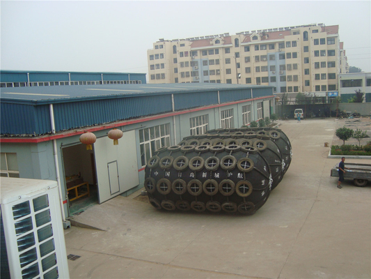 Garansi 2 Tahun Yokohama Pneumatic Fenders dengan bahan karet dan Hot Galvanizing Flange