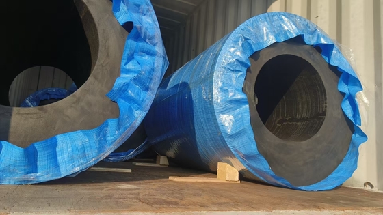 60-85HA Kekerasan Fender Karet Silinderik untuk penyerapan energi dampak