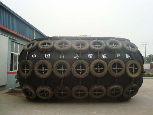 Pneumatic Fender Laut Tipe 3.3x6.5m Karet Alam Tekanan Tinggi