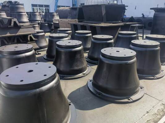 CCS Certified Cone Rubber Fender SGS Disetujui Peralatan Perlindungan Pelabuhan Laut tahan lama untuk aplikasi berlabuh dan berlabuh kapal